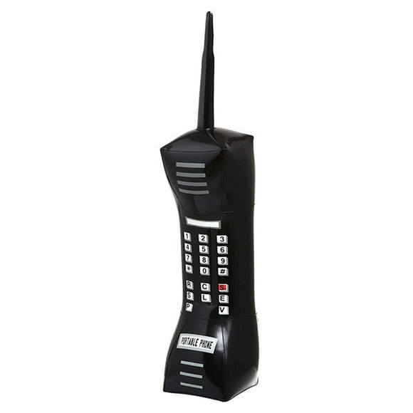 Inflatable Mobile Phone 80's 90's Party Decorations Supplies Retro Cell Dress Accessory Phone Booth Props Inflated Toy
