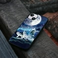 thumbnail image 4 of FINCIBO Soft Rubber Protector Cover Case for Apple iPhone 14 Max 6.7" 2022, Wolf Pack Moon, 4 of 5