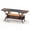 Brown, variant on ELLEGNT TV Stand for 65" TVs - 3‑Tier with Power Outlets, LED Lights, and Remote Storage Shelves, Brown