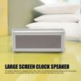 thumbnail image 3 of Large Display Digital Alarm Clock, Bluetooth Speaker with Alarm Clock Temperature Display, Simple Setup, 1200mAh Battery, for Bedroom Classroom, 3 of 7