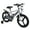 Gray, variant on 18" Kids Bike with Training Wheels, SHINPT Bicycle for Kids 3-9 with Water Bottle, Training Wheels with Night Glow, Toddler Bike with High Carbon Steel Frame, 18 in kids bicycle with Adjustable Seat