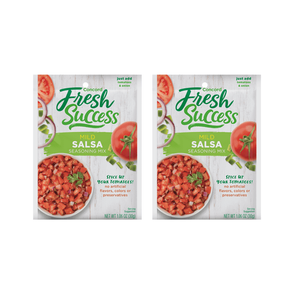 Fresh Success Mild Salsa Seasoning Mix, 1.06 oz (Pack of 2)