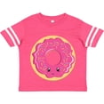 thumbnail image 3 of Inktastic Hot Pink Donut Boys or Girls Toddler T-Shirt, 3 of 5