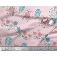 thumbnail image 2 of Soimoi Modal Satin Fabric Floral,Tree & Owl Kids Decor Fabric Printed Yard 42 Inch Wide, 2 of 3