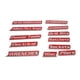 thumbnail image 3 of 12 etiquetas magnéticas para cajas de herramientas, etiquetas metálicas para cajones, uso versátil para carros de herramientas Rojo, 3 of 9
