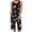 04-Black, variant on Capri Pajamas for Women Sets 2 Piece Sleeveless Lounge Set Tank Tops & Capri Pants Mom or Granny Pjs