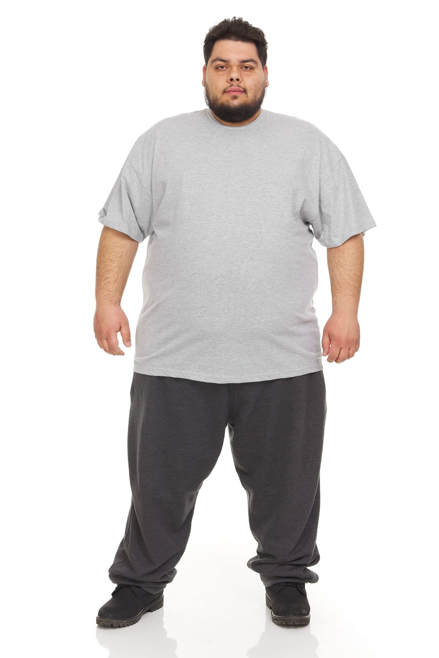 BILLIONHATS 12 Pack Plus Size Men's Cotton T-Shirt Bulk Big & Tall Short Sleeve Lightweight Premium Fitted Classic Tees, Size Medium