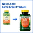 thumbnail image 3 of Spring Valley NAC, 1,000 mg Vegetarian Capsules, Immune Support Dietary Supplement, 100 Count, 3 of 12