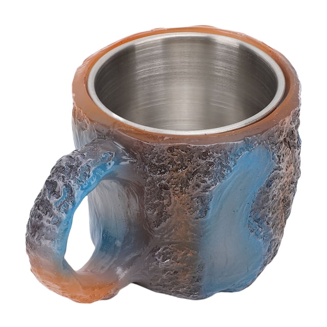 Crystal Coffee Mug, 320ml Capacity Imitation Crystal Resin Mug, Mineral Coffee Cup with Distinctive Design