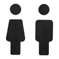 thumbnail image 1 of Letreros para baños de hombres y mujeres Letreros para baños Decoración de madera resistente Letreros de madera para baños para restaurantes Lugares, 1 of 8
