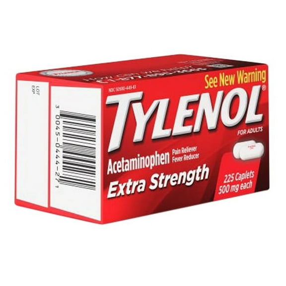 Tylenol Extra Strength Caplets 500 mg For adults 225 Ea