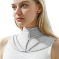 thumbnail image 4 of Wmool Sun Protector Neck Wrap Summer Ice Silk Neck Gaiter for Women Men UV Protection Neck Collar Scarf with Button, 4 of 8