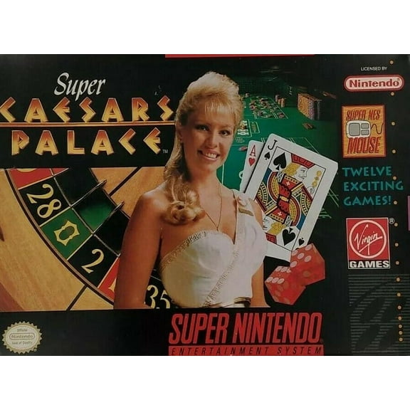 Restored Super Caesars Palace (Super Nintendo, 1993) (Refurbished)