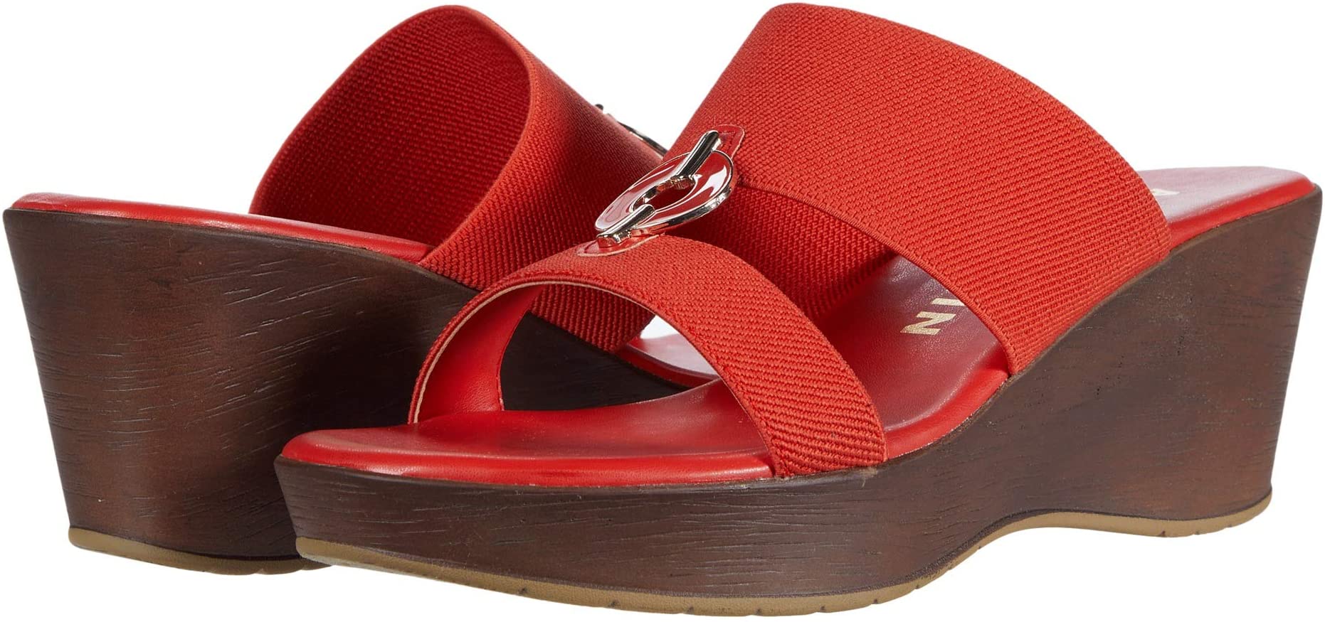 anne klein hadya wedge sandals