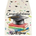 thumbnail image 2 of Ornament Graduation Decorations Congrats Grad Table Runner Class of 2026 Graduate College High School Home Kitchen Dining Room Table Decor, 2 of 9