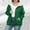 Green, variant on Zunfeo Hooded Fleece Jacket for Women Warm Fall Winter Plush Sherpa Jacket Plus Size Sweatshirts Zipper Coat with Pockets