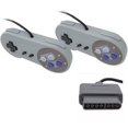 thumbnail image 2 of HUGFEGWE 2 Pack Premium Remote Controller Video Game Pad Replacement for Nintendo SNES System Console Replacement Controller 6FT SNS-005 CA919-131369, 2 of 9
