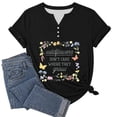 thumbnail image 7 of VNKIDY Womens Vintage Dolly Shirt Short Sleeve V Neck Country Legend Parton Memorial Graphic Tees Casual Country Music Festivals Comfort Fit Fall Tops For Women,Size M, 7 of 7