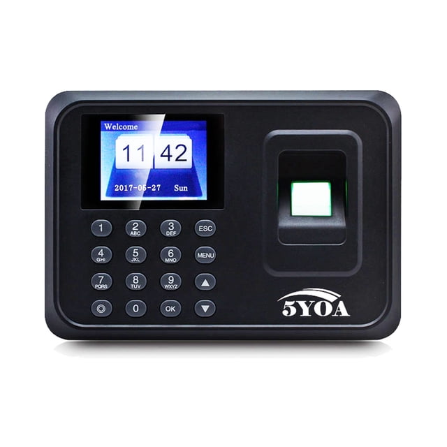 Biometric Fingerprint Punch Usb Time Clock Office Attendance System Recorder Timing Employee Machine Reader