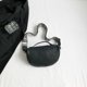 thumbnail image 3 of Bolso Pecho para Mujer Bolso Hobo Pequeño Riñonera Cuero Vaca Gran Capacidad (negro), 3 of 9