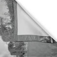 thumbnail image 3 of Ambesonne Eiffel Tower Kitchen Curtains, Tourist Attraction, 55"x39", Grey, 3 of 3