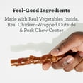 thumbnail image 6 of DreamBone Stuffed Twists Rawhide-Free Dog Chews with Real Pork Wrapped with Chicken, 7 Count, 6 of 10