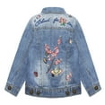 thumbnail image 2 of KIDSCOOL SPACE Little Girl Flower Embroidered Jean Outfits Jacket 10T, 2 of 6