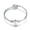Z, variant on Stainless Steel Bracelet, Silver Bracelet for Men, Letter Design Fashion Jewelry, Letter L