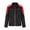 1 Red, variant on Leather Jacket Mens Slim Fit Faux Leather Jacket Smart Casual Motorcycle Jackets with Zip Pockets Colour Block Zipped Biker Jackets Western Style Stand Collar Outwear