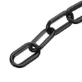 thumbnail image 4 of Unique Bargains 0.2' Diameter 49Ft Length Plastic Chain Barrier Safety Link Chain Stanchion for Crowd Control, Black, 4 of 5