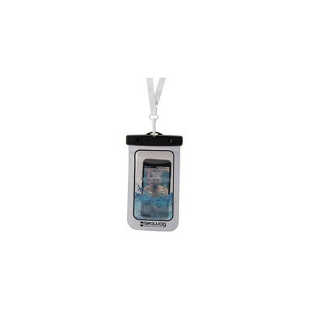 White Back Case - SEAWAG SEAW1 WATERPROOF CASE FOR SMARTPHONES WHITE BLACK