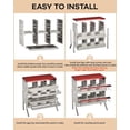 thumbnail image 2 of Bingirl Red Chicken Nesting Box for Laying Eggs, Roll Away Chicken Laying Boxes, Roll Out Nesting Boxes for Hens, 6 Compartments with Legs, 2 of 5