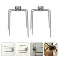 thumbnail image 1 of Milisten 2Set Grill Rotisserie Meat Forks Stainless Steel with Practical Features BBQ Events, 1 of 8