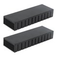thumbnail image 4 of Heat Sink, Aluminum Heat Sink Radiator Cooler, 2Pcs Cooling Fins Aluminum Power Radiator Slotted Heatsink Kit for Electronics 120x40x20mm, 4 of 8