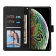 thumbnail image 4 of Compatible with iPhone XS Max Premium Vintage PU Leather Magnetic Closure Case with Strap Flip Cover, 4 of 5