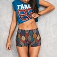 thumbnail image 3 of Lsque Autumn Leaves Pattern High Waisted Biker Shorts for Women-Tummy Control Fitness Athletic Workout Running Yoga Gym Shorts,Moisture-Wicking-X-Large, 3 of 9