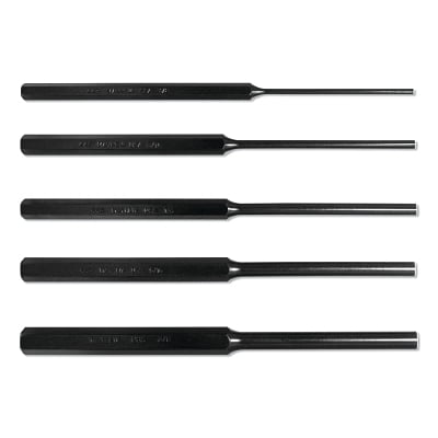 

Extra Long Pin Punches - Full Finish 8 In 1/4 In Tip Alloy Steel | Bundle of 2 Each