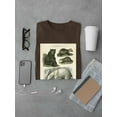 thumbnail image 3 of Brown Bearm. Polar Bear T-Shirt Men -Sydenham Edwards Designs, Male 5X-Large, 3 of 4