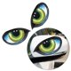 thumbnail image 2 of Auto Car Stickers Cat Eye Shape Reflective Stereo Car Sticker Waterproof Sun-Proof 2Set, 2 of 3
