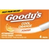 Goodys Extra Strength Headache Powder, Cool Orange Flavor, Dissolve Packs, 4 Ea, 3 Pack