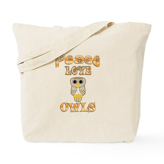 CafePress - Owl Tote Bag - Unisex Canvas Tote Bag, Beige, 1-Piece