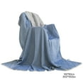 thumbnail image 3 of Mugwort Ice Spring Cool Feeling Silk Summer Quilt Summer Cool Quilt Ventilation Quilt, Blue, 3 of 9