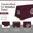 thumbnail image 2 of Maroon Montana Grizzlies 6' Grizzly Table Cloth, 2 of 5