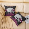 thumbnail image 2 of Rugby Throw Pillow Covers Boys Football Set of 2 Pillow Covers 16x16 Inch American Football City Cushion Covers for Kids Men Youth Ball Game Sports Decorative Accent Pillow Cases, Black, 2 of 6