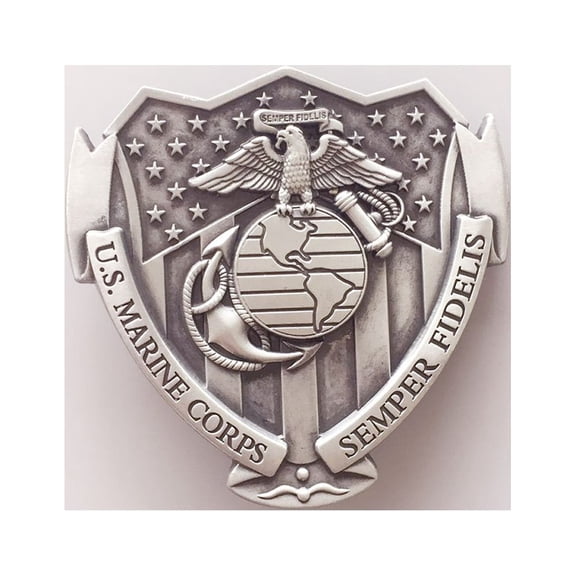 Vintage Style US Marine Corps Belt Buckle Hebilla Boucle de ceinture