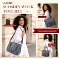 thumbnail image 2 of SUOSDEY Work Tote Bags for Women,Large Capacity Shoulder Handbag,Crossbody Messenger Bag, 2 of 8