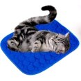 thumbnail image 1 of Summer Cooling Mat & Sleeping Pad- Water Absorption Top, Materials Safe, Easy Carry, EZ Clean. Keep Cooling for Pets, Kids and Adults.(Navy Blue, 28" x 22"), 1 of 5
