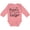 Mauve, variant on Inktastic Papa's Little Girl with Hearts Flower and Butterfly Girls Long Sleeve Baby Bodysuit