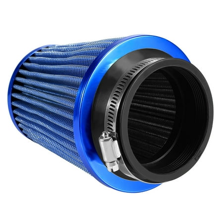 Yosoo Car High Flow Cold Air Filter Intake Induction Kit High Power Mesh Cone, Induction Air Filter,Air