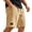 C591 Gold, variant on Yuncity Shorts For Mens Drawstring High Waist Elastic Solid Color Loose Fit Summer Comfortable Outdoor Daily Wear Men's Shorts Size L Beige